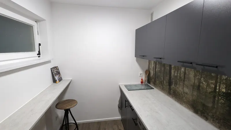 Küche mit Theke